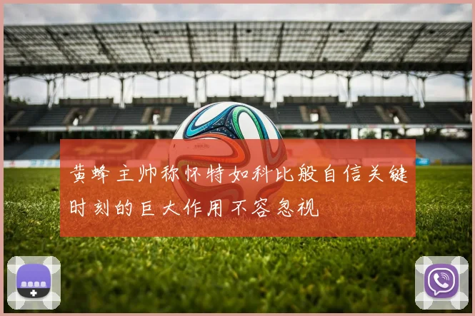 黄蜂主帅称怀特如科比般自信关键时刻的巨大作用不容忽视